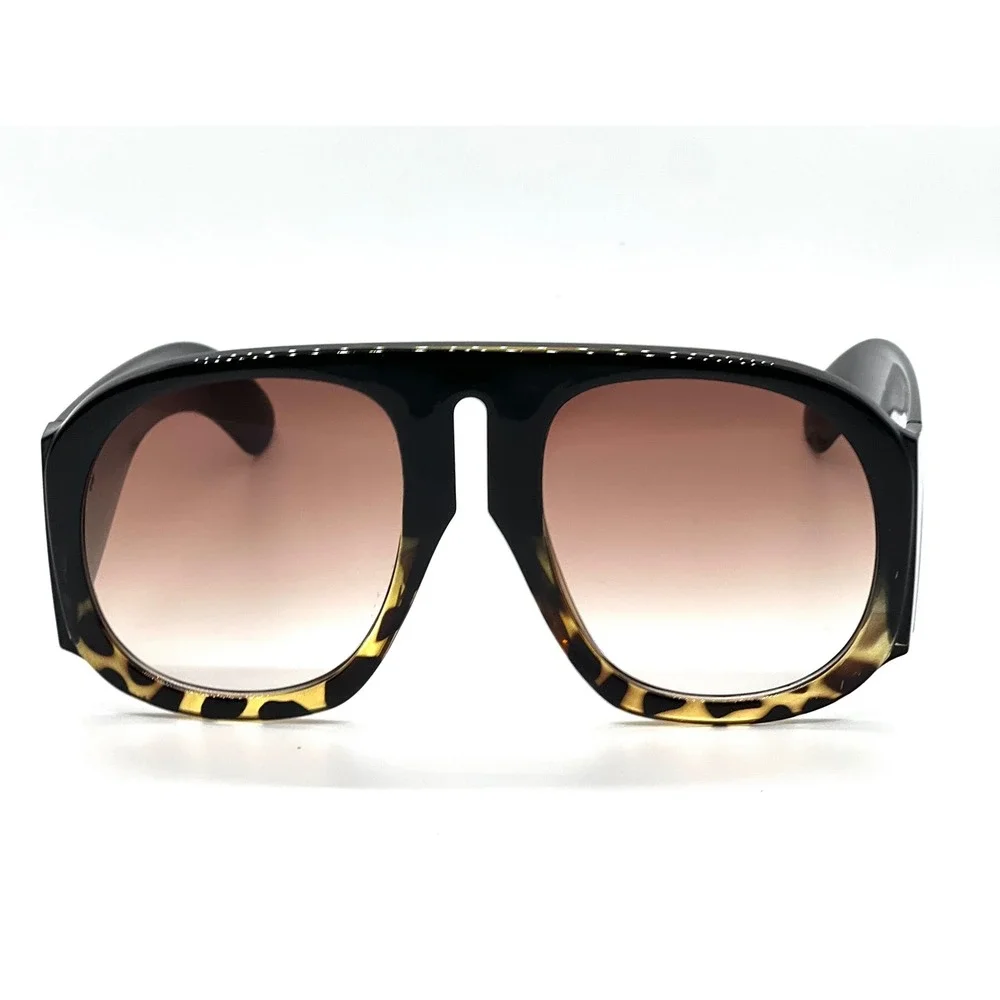 Round Sunglasses Men Women Oversized Frame Retro Sunglasses UV400 Luxury‎ Shades
